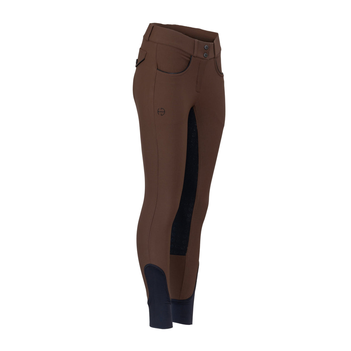 Evolution Contrast Full Seat Breeches - Dark Rum & Jet Black Seat