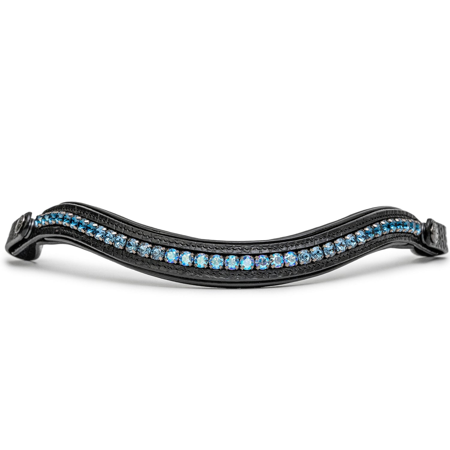 Doc Marten Black Leather Snaffle Bridle with Removable Flash