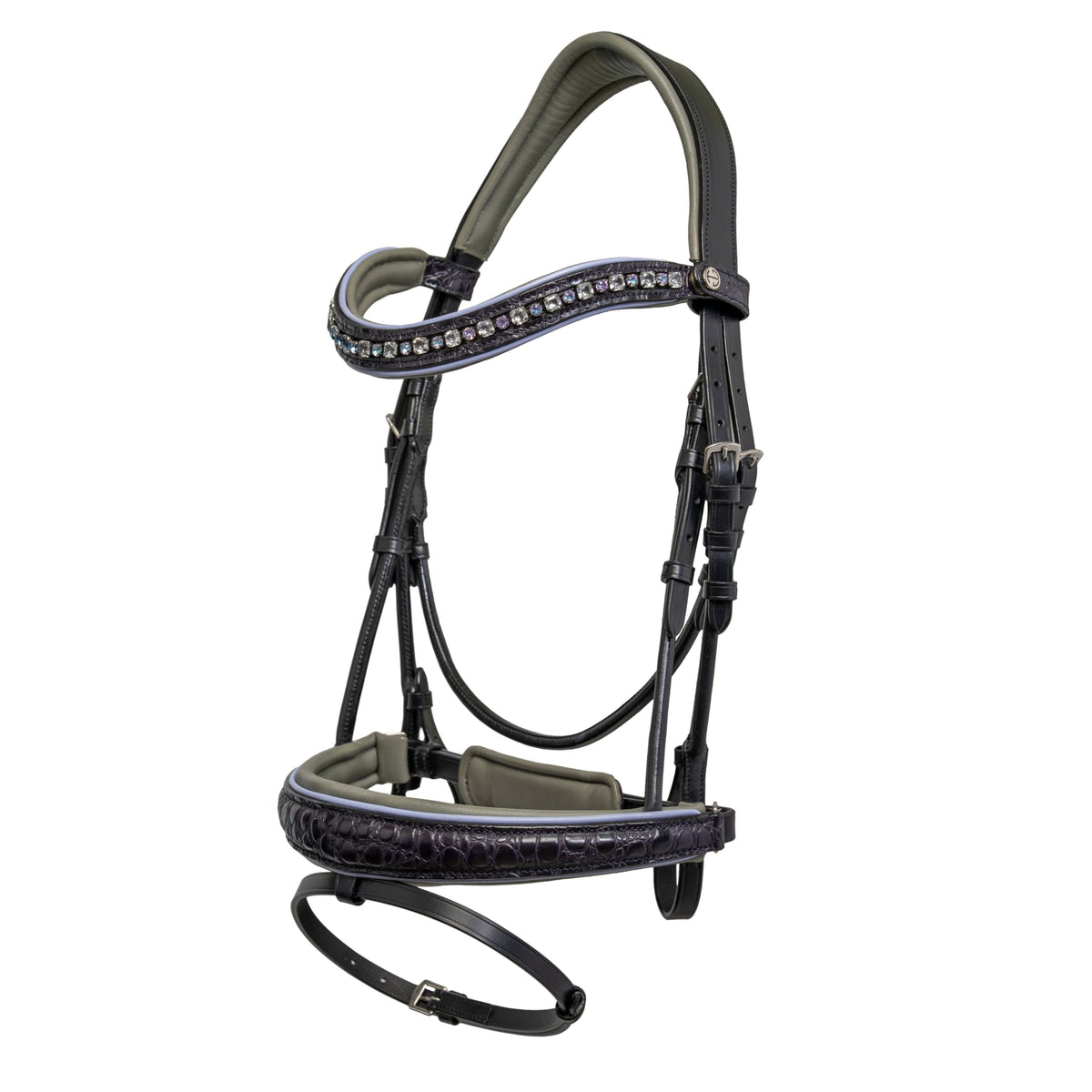 The Enigma Limited Edition Black Leather Snaffle Bridle