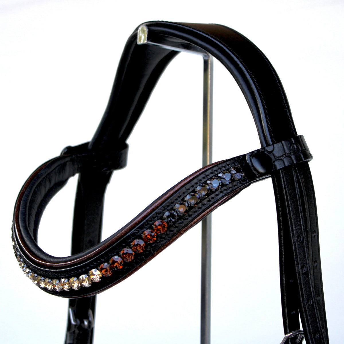 Barcelona Black Leather Snaffle Bridle