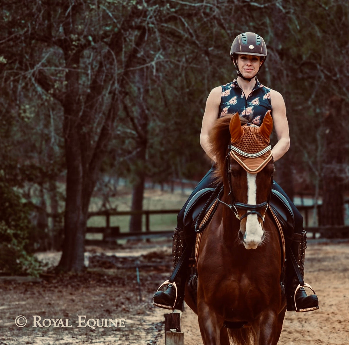 D. D. "Prints with Purpose" Sleeveless Training Shirt - MONARCH BUTTERFLY CONSERVATION