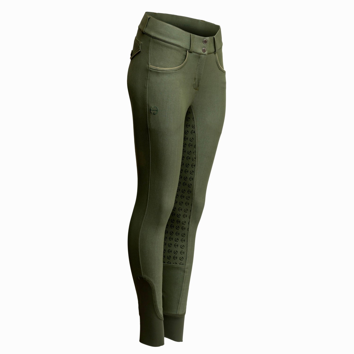 Evolution Heritage Denim Full Seat Breeches - Olive