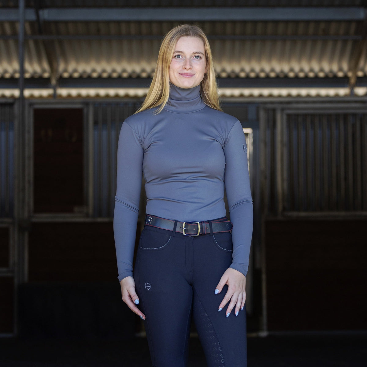 Jill - Long Sleeve Activewear Turtleneck