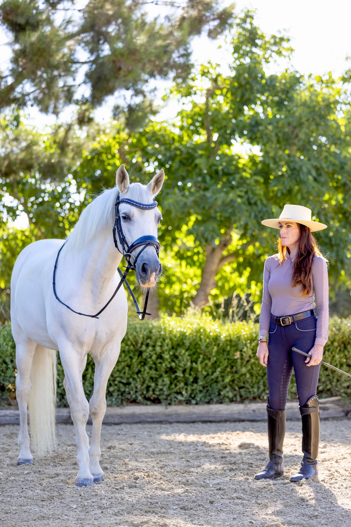 The Bluebell - Navy Patent Leather Snaffle Bridle with REMOVABLE FLASH