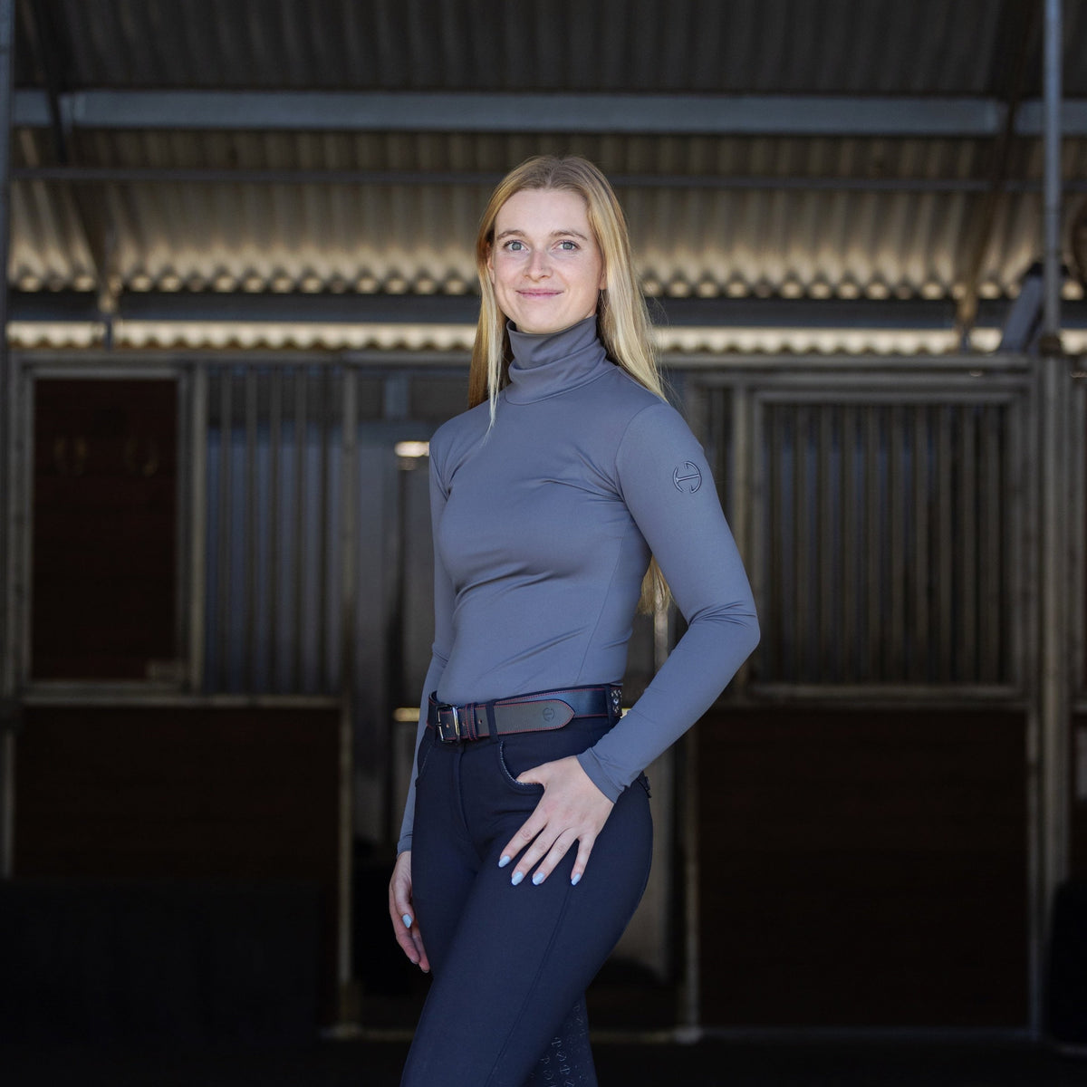 Jill - Long Sleeve Activewear Turtleneck