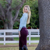 Kimberly Full Seat Breeches - Wine