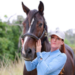 Black Leather Horse Halter