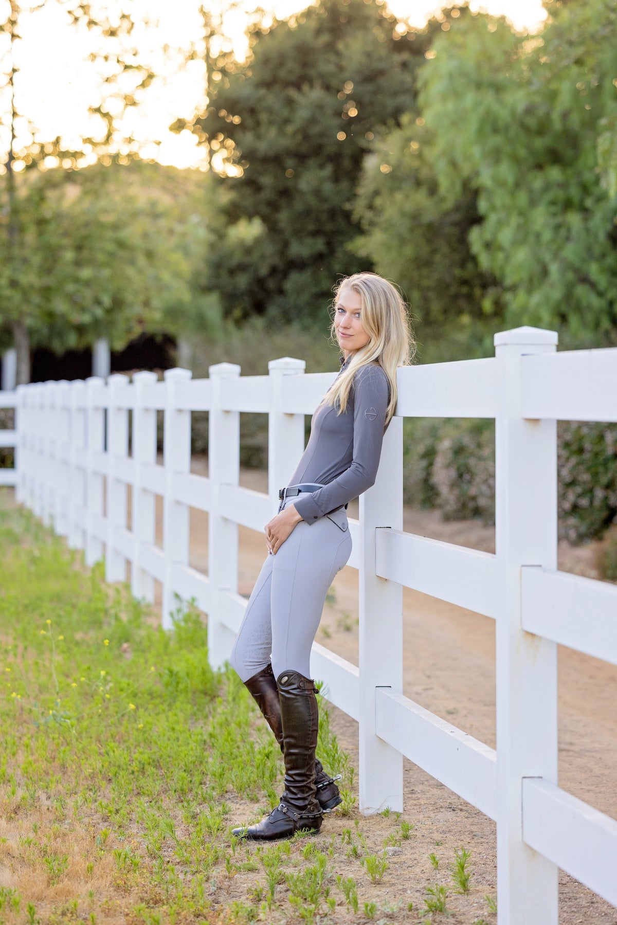 Julia Long Sleeve Riding Shirt