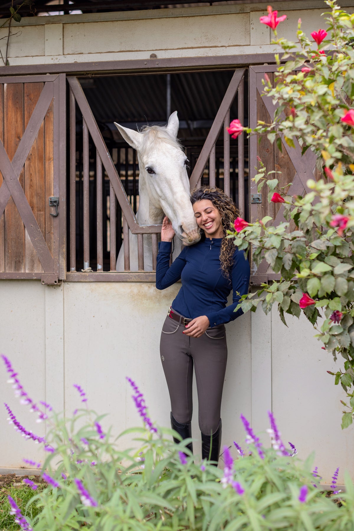 Julia Long Sleeve Riding Shirt