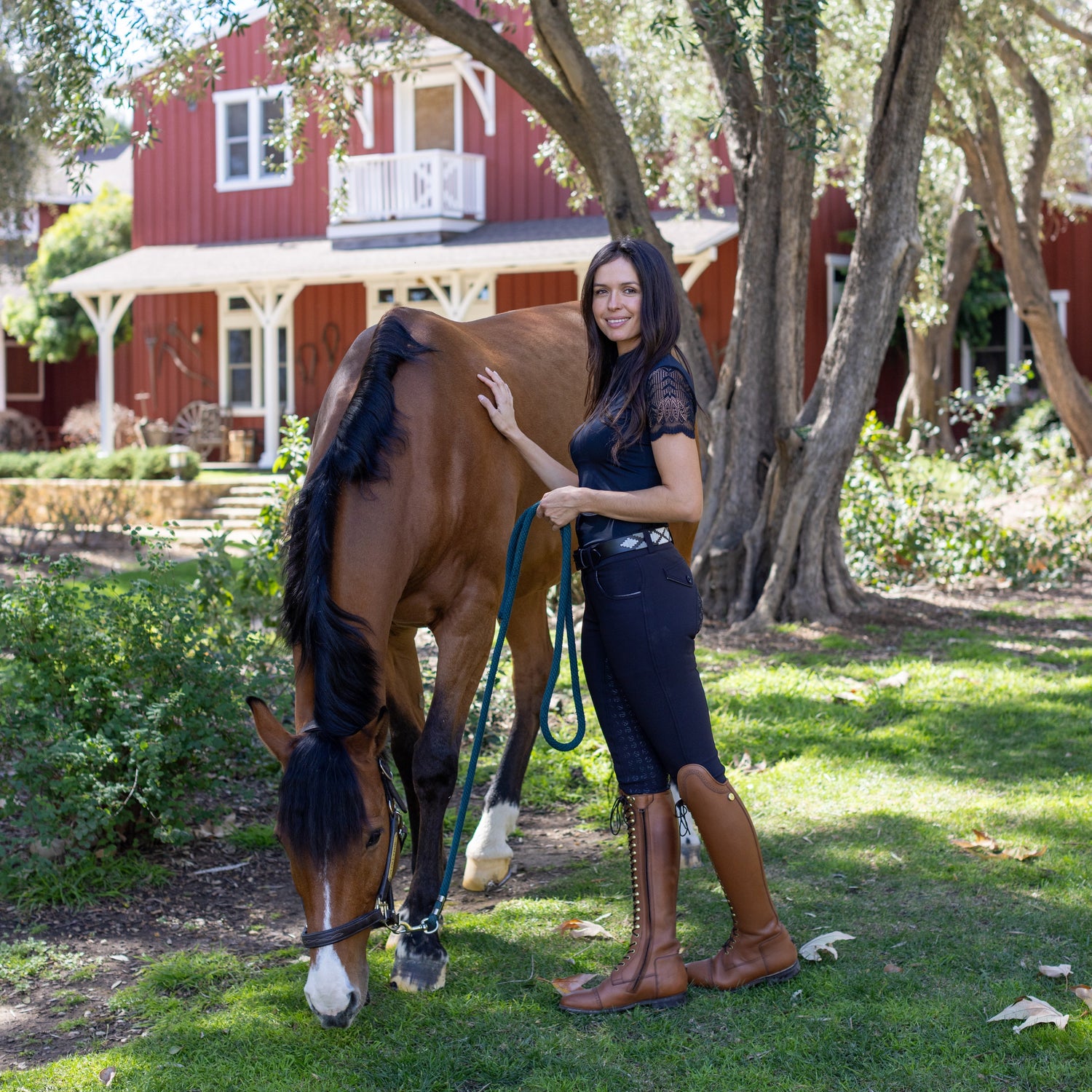 Evolution Mystique Full Seat Breeches - Smoky Black with Gunmetal