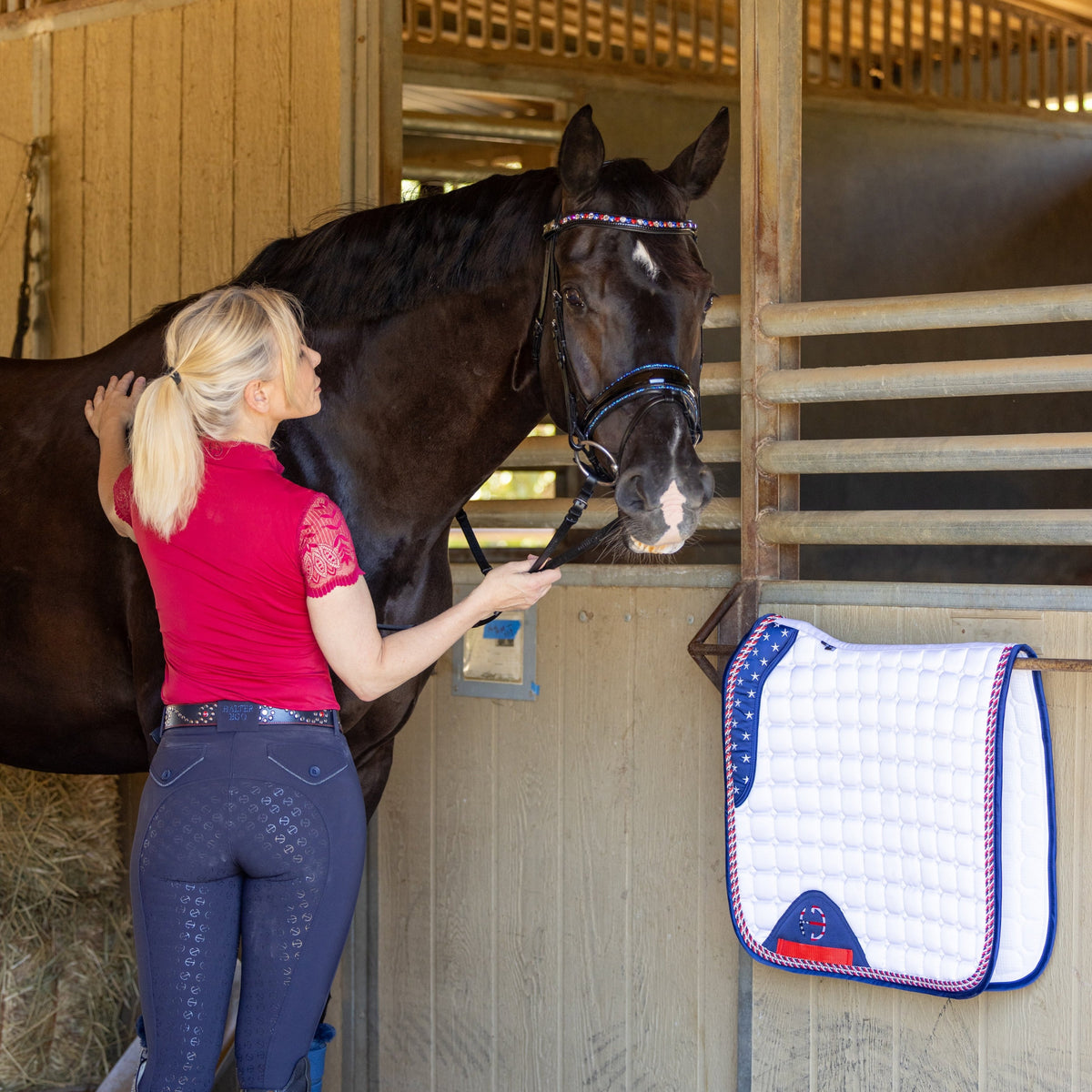 The Rebel Black Patent Snaffle Bridle - (Pathway to the Podium Collection)