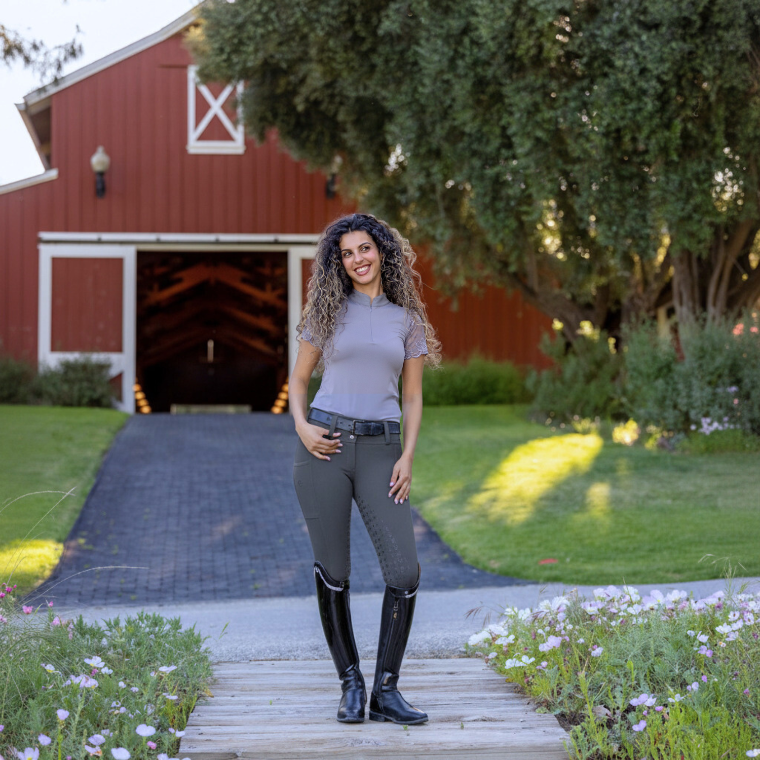 Sloane Hybrid Full Seat Riding Tights / Bregging