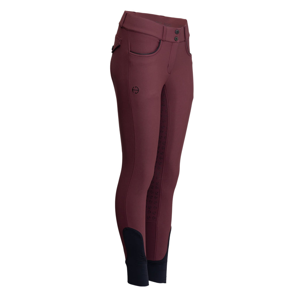 Evolution Mystique Full Seat Breeches - Red Velvet - MID WAIST