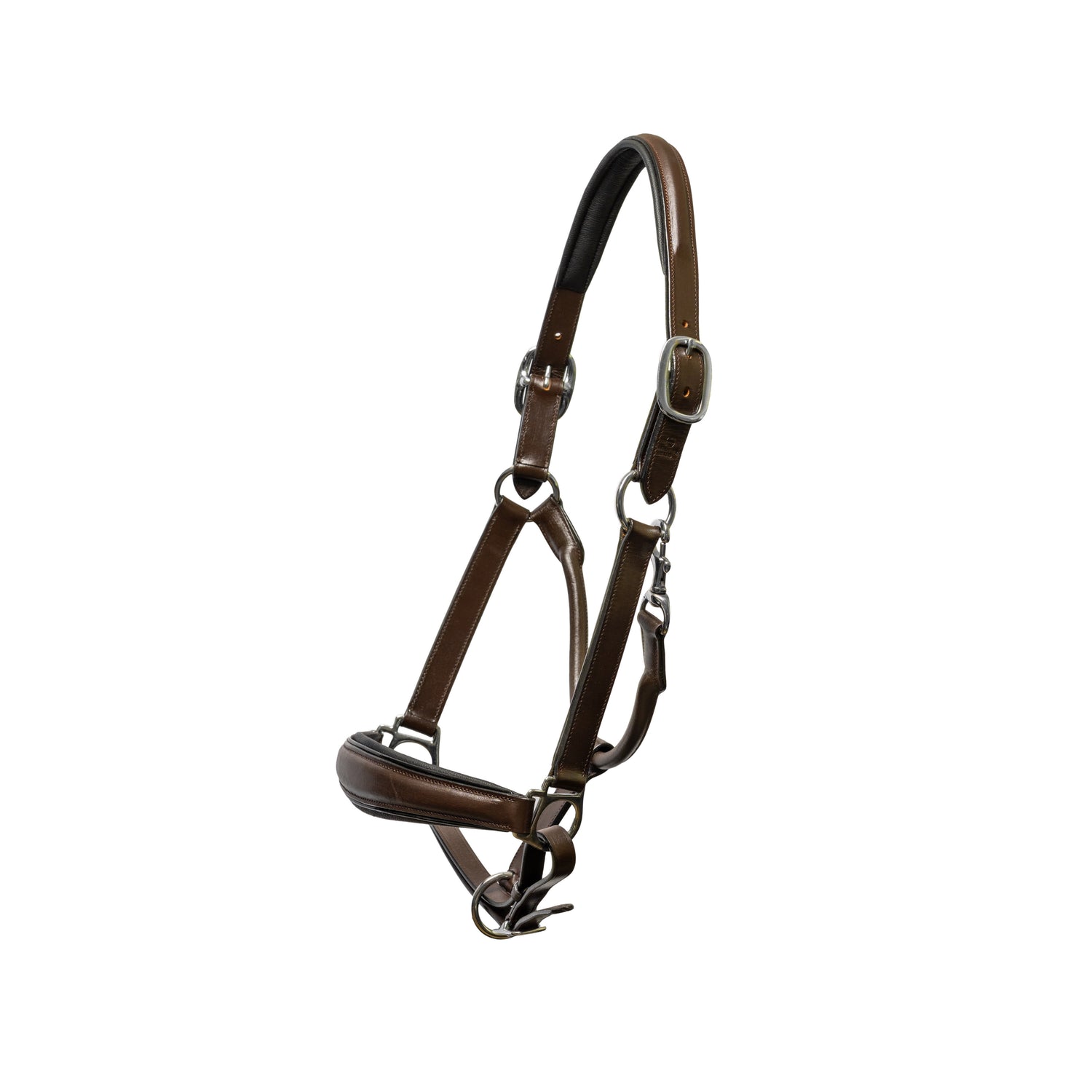 Sarah Brown Leather Halter