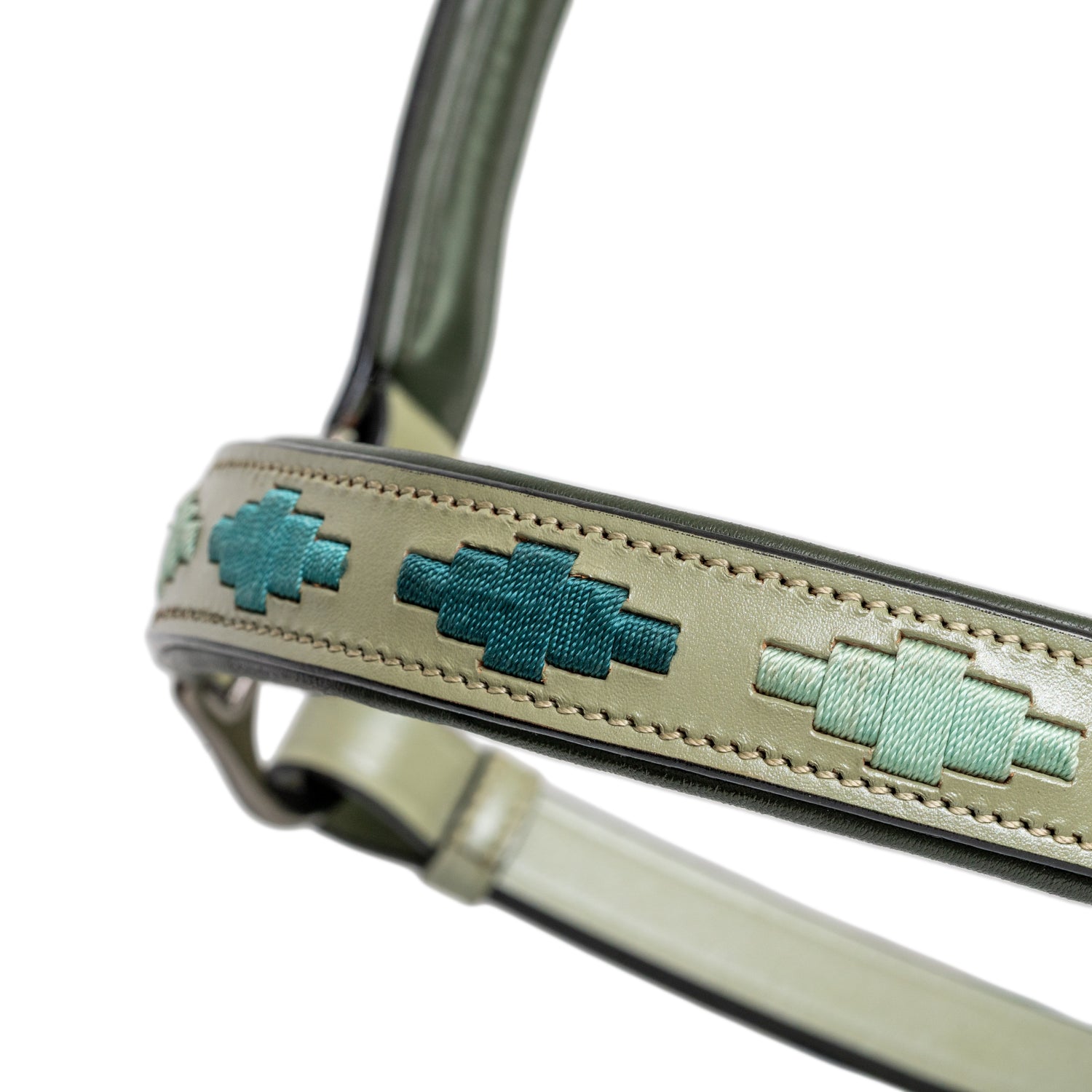 Sea Glass Leather Halter