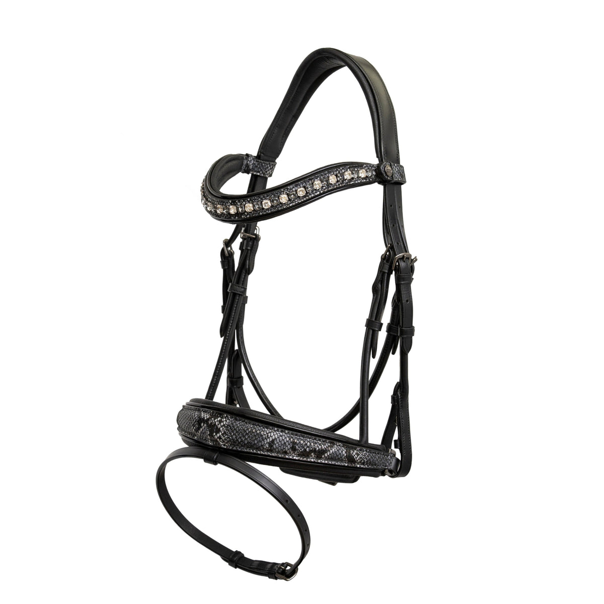 Shadowscale Limited Edition Black Leather Snaffle Bridle
