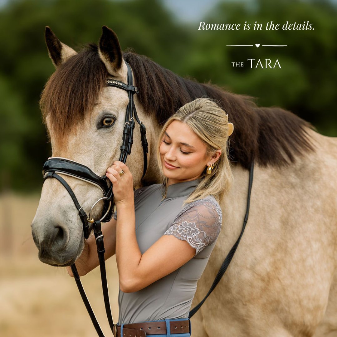 Tara - Short Sleeve Lace Competition Shirt