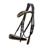 The Chevalier Black Patent Leather Snaffle Bridle