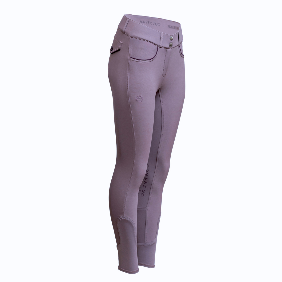 French Lilac Knee Patch Evolution Breeches