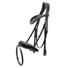 The Marquise Black Leather Snaffle Bridle