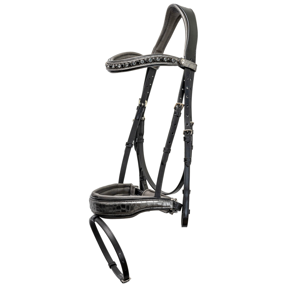 Artemis Black Leather Snaffle Bridle