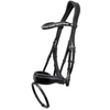 The Brixton Snaffle Bridle - Black Leather Anatomical Snaffle Bridle