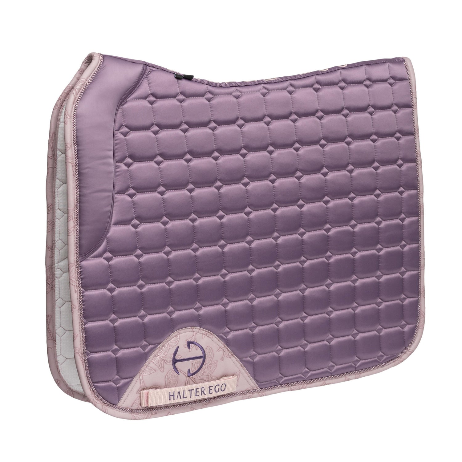 Romance Collection Satin Classic Dressage Saddle Pad (Cob) - Orchid Mist