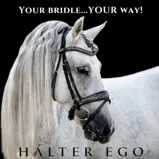 Halter Ego® Custom Snaffle Bridle!
