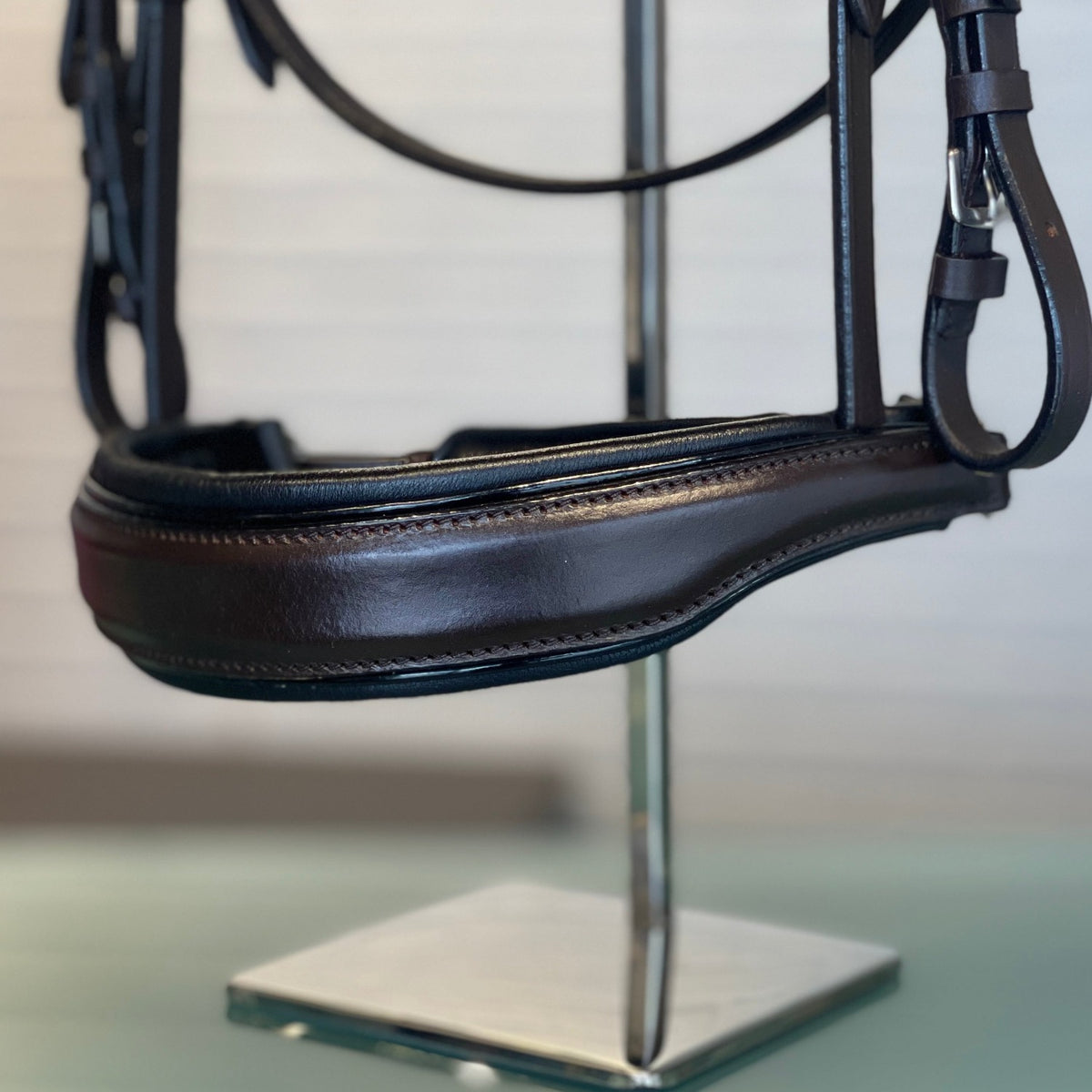 The Sarah - Maple Brown Leather Snaffle Bridle without Flash