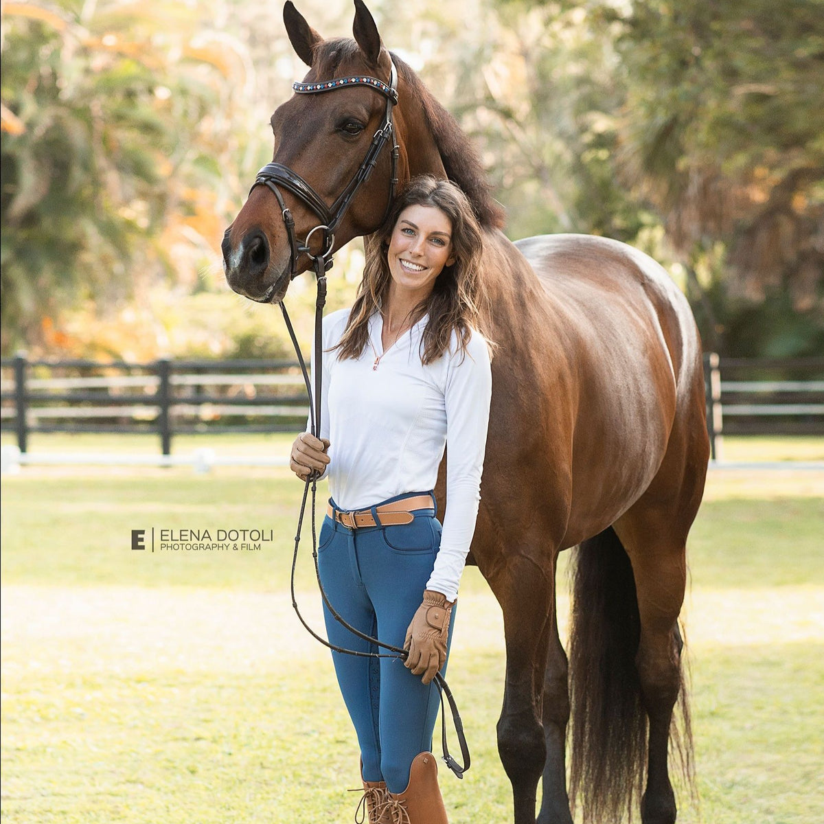Perfection 2.0 - Cerulean Blue Mid Rise Breeches