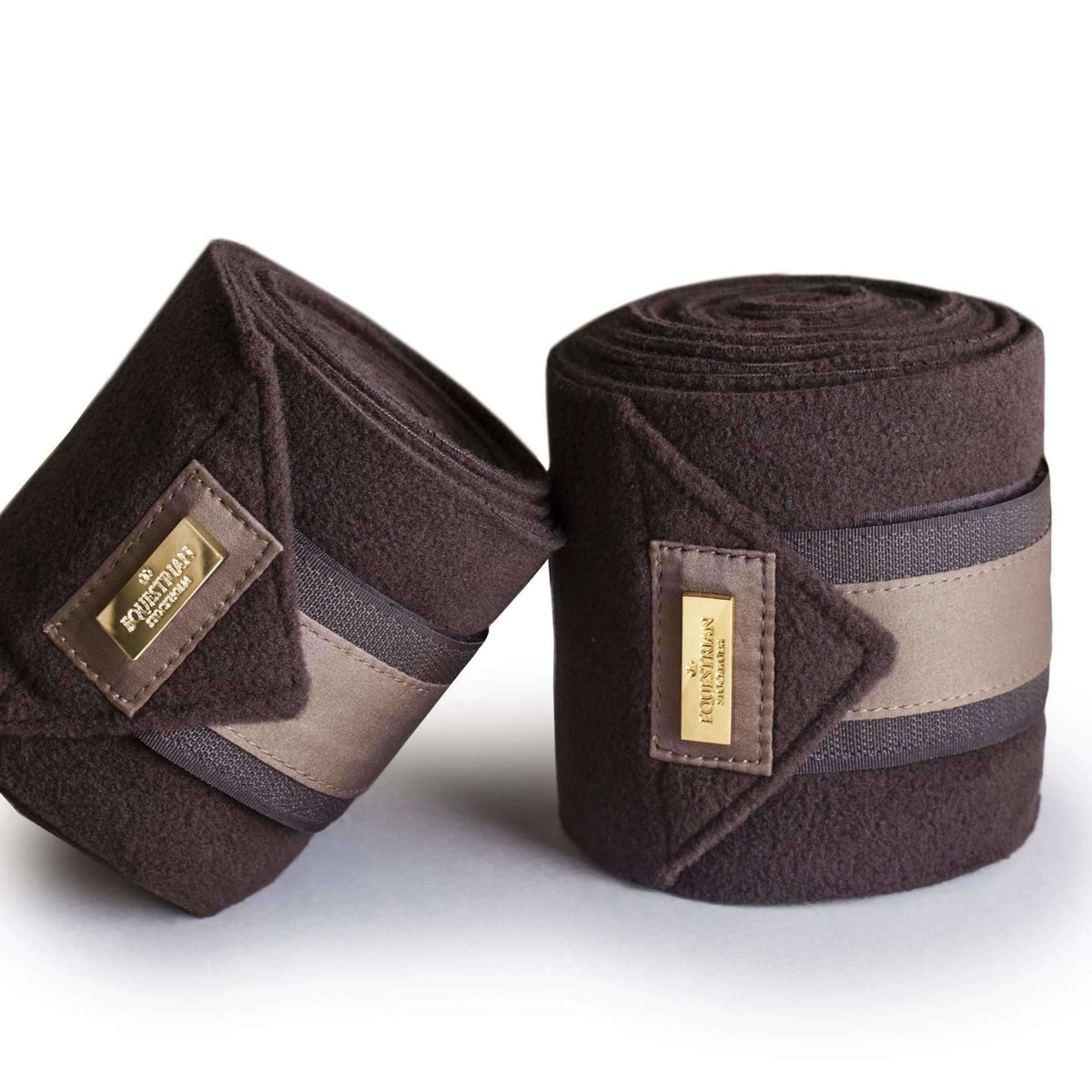 Equestrian Stockholm Golden Brown Fleece Bandages