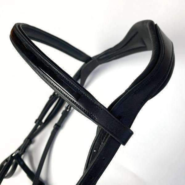 Halter Ego® -  Anatomical Black Leather Figure 8 Bridle