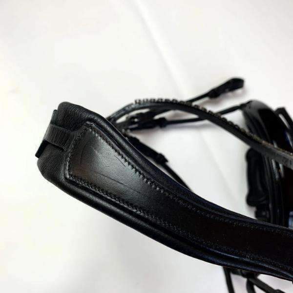 Halter Ego® -  Anatomical Black Leather Figure 8 Bridle