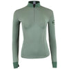 Roxana - Sage & Hunter Green Long Sleeve Riding Shirt