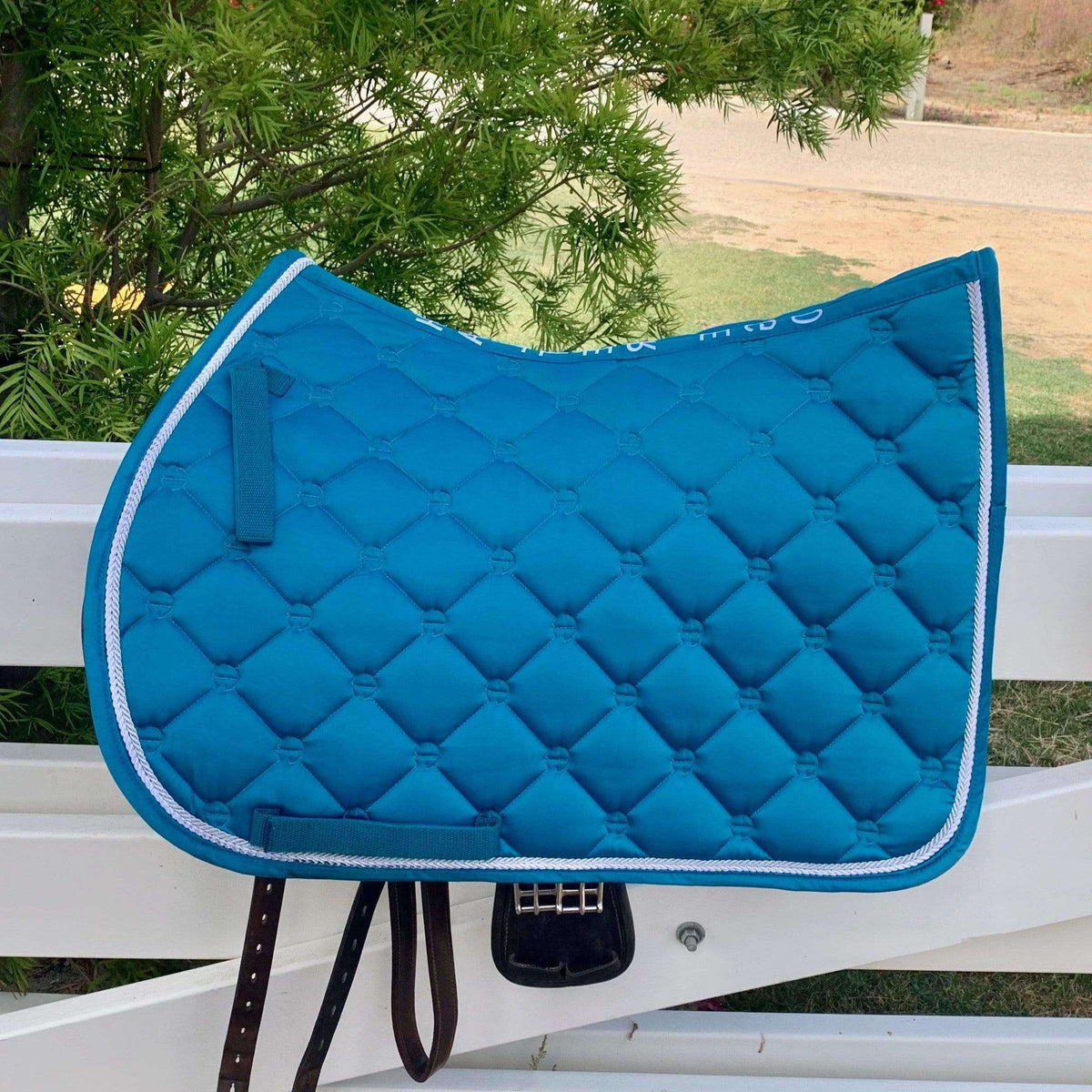 Luxe Jump Saddle Pad - Teal